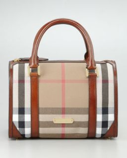 Burberry Check Bowler Bag   