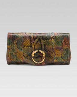 Gucci Ribot Python Clutch Bag   
