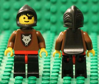LEGO vtg Castle WOLFPACK Wolf Man Knight Minifig Minifigure 1596 6075