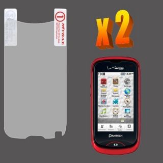 2X High Quality Clear LCD Screen Protector for Verizon Pantech Hotshot