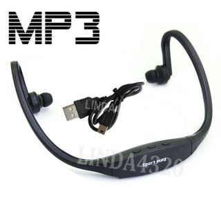 Sports Wireless Headphone Earphone  Player Support UP TO 8GB Micro