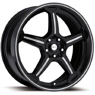 Focal F 01 18x8 Black Wheel / Rim 5x110 & 5x115 with a 42mm Offset and