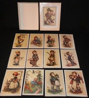 lot 12 hummel style prints by bonnie suitable for framing
