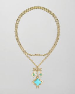 Kendra Scott Harlow Necklace, Turquoise   