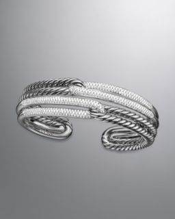 David Yurman Labyrinth Bracelet, Pave Diamonds   