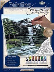  Number Kits 9X12 Mountain Waterfall PCS 1; 3 Items/Order Home