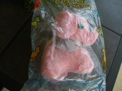 Vtg Rushton Atlanta Animal Crackers Pink Elephant Plush