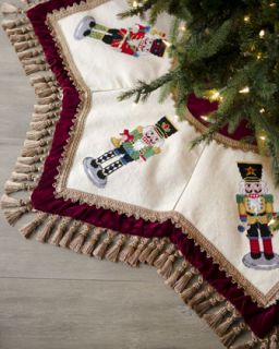 Peking Handicraft Needlepoint Nutcracker Christmas Stockings   Neiman