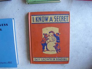 1940 Book I Know A Secret First Reader by G Hildreth