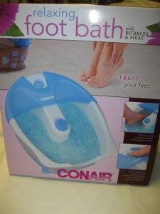  Relaxing Foot Bath With Bubbles And Heat Toe Touch Control Foot Spa