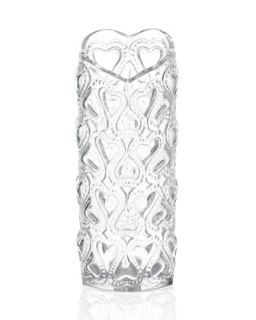 Lalique Crystal Heart Vase   