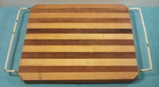  Wood Cutting Board Easy Grip Handles Classic Nice Solid Board