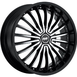 Avenue A602 20 Black Wheel / Rim 5x112 & 5x4.5 with a 40mm Offset and