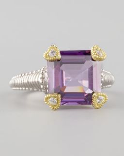 Y19QG Judith Ripka Small Candy Ring, Purple