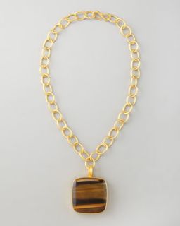 Cabochon Pendant Necklace  