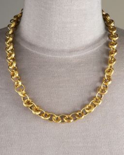 Ashley Pittman Bronze Chain Necklace, 21   