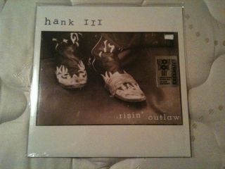 Hank Williams III 3 Risin Outlaw New Limited Edition RSD 2011 Color