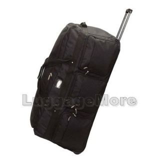 42 1200D Heavy Duty Jumbo Wheeled Rolling Duffel Bag Luggage Sport