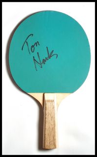 Tom Hanks Forest Gump Autographed Ping Pong Paddle