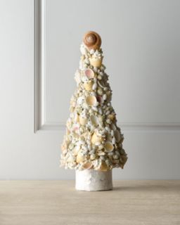 Champagne Frost Seashells Christmas Tree, 22T   