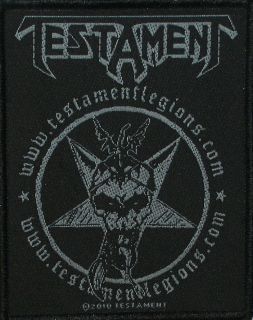 Testament Legions Heavy Metal Music Band Woven Patch