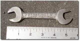 Hinsdale Tools 9 16 x 19 32 RARE Early Open End Wrench Vintage Antique