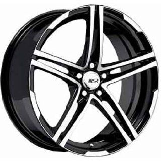 MSR 48 18x7.5 Machined Black Wheel / Rim 5x112 with a 42mm Offset and
