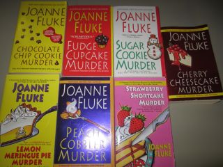 Lot of 7 Hannah Swensen Culinary Recipe Murder Mysteries by Joanne