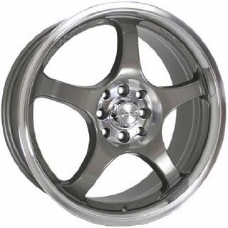 Kyowa 316 18x7.5 Gunmetal Wheel / Rim 5x100 with a 38mm Offset and a