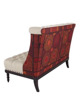Vanguard Mason Dining Table, Linen Upholstered & Blanchette Chairs