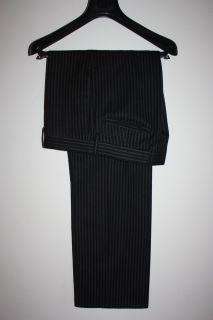  Black and Gray Stripped wool SUIT AW07 Jacket + Pants Hedi Slimane