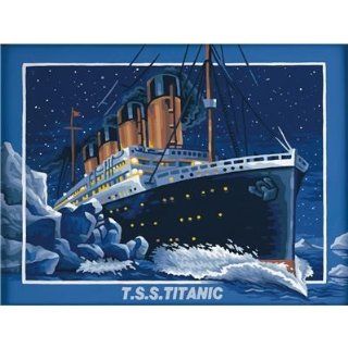 Titanic Paint by Number Kit Toys & Games