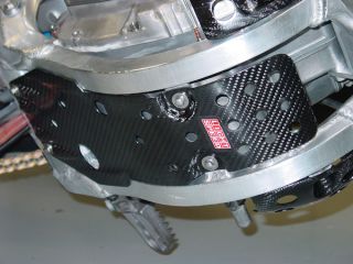 LightSpeed Carbon Fiber Glide Plate 012 00524 Honda CRF50F 04 12