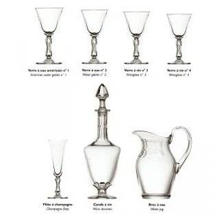  Louis Crystal Lozere Wine Glass Number 4 Stemware