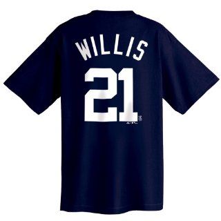 dontrelle willis detroit tigers name and number t shirt