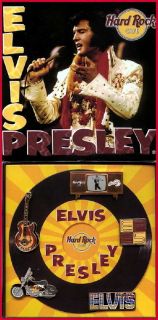 Hard Rock Cafe Elvis Presley 1977 2002 25th Anniversary 5 Pin Boxed