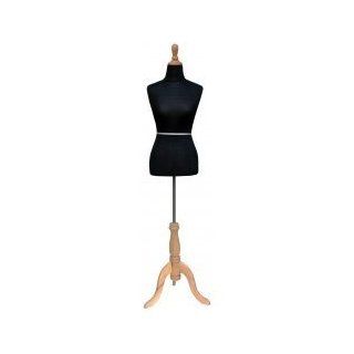 New Black Female Mannequin Dress Form Size 6 8 Medium 35