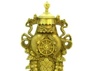 Brass Eight Auspicious Symbols of Buddhism
