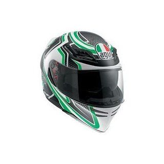 AGV Horizon Helmet   Racer (MEDIUM) (GREEN)    Automotive