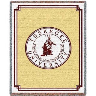 Tuskegee Univ Seal   69 x 48 Blanket/Throw   Tuskegee