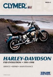 Clymer Repair Manual Harley Dyna Glide Dynaglide 91 98