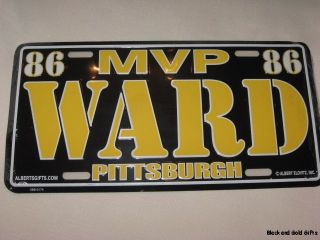 Hines Ward 86 MVP Ward Metal License Plate New Pgh PA
