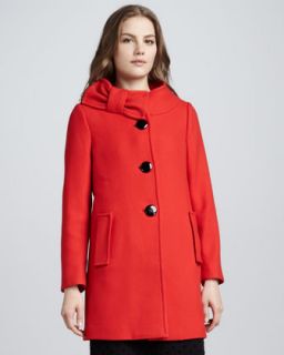 kate spade new york suzette bow collar coat   