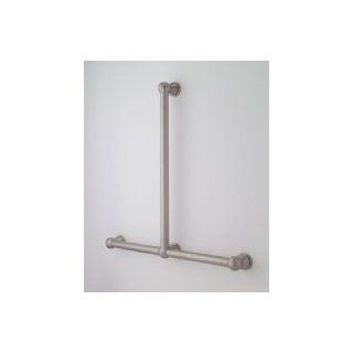Jaclo 32 H x 32 W Smooth Inverted T Grab Bar W/ End