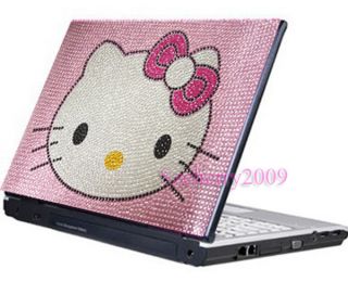 Pink Hello Kitty Notebook Laptop Bling Sticker Skin