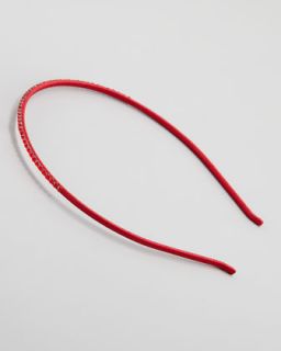 bari lynn thin rhinestone headband red $ 35