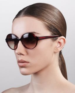 Barton Perreira Bouvier Oversized Rounded Sunglasses   