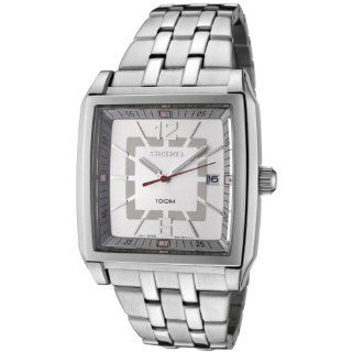 Seiko Mens SGED73 Silver Dial Stainless Steel Watch Watches 