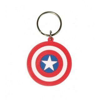 Captain America   Marvel Rubber Keychain / Key Ring