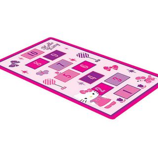 Hello Kitty Room Decor Hopscotch Game Rug Pink Purple Bean Bag